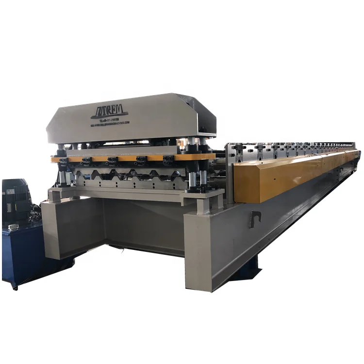Лидер продаж ОАЭ 6 волн гидравлическая резка тиснение оцинкованный стальной лист настил пола машина для Формовки