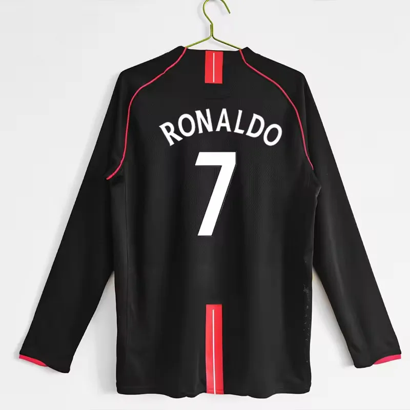 Классическая Клубная футболка RONALDO для футбольной команды 07 08 2007 2008 CR7 Национальный оригинальный мужской дизайн комплект из Джерси футбола