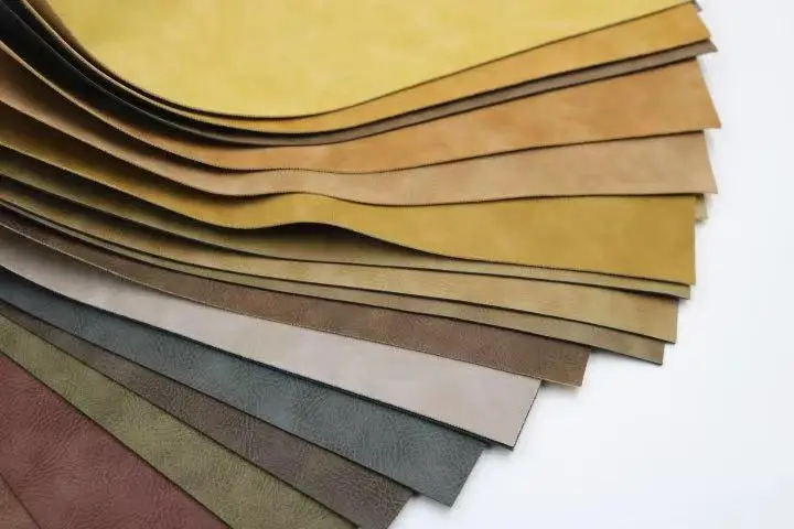 Wholesale Yangbuck Faux Sheep Leather Grained Matte Surface Synthetic PVC Leather For Bag Shoe