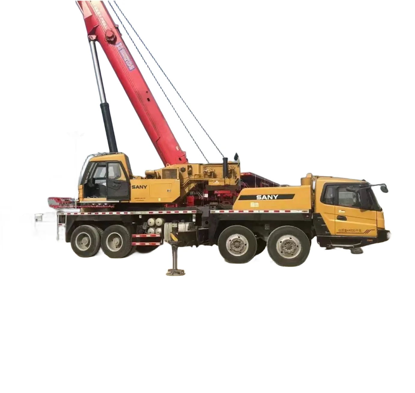 Китайский бренд Подержанный автокран SANY в хорошем состоянии STC 550 900 1100