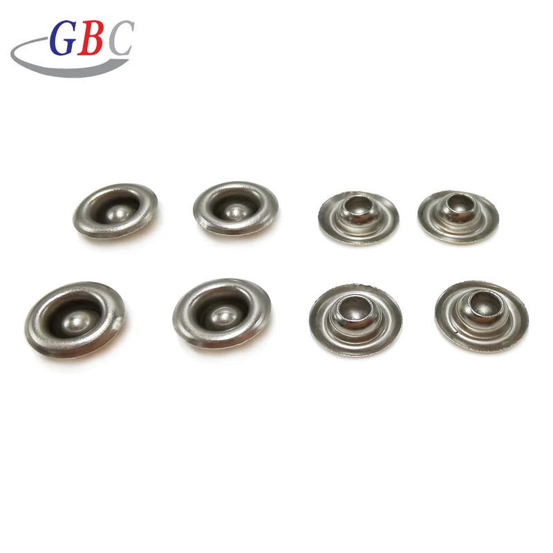 Factory hot sale supply  High quality popular Reverse Stainless steel rivet for Leather Clothes Bags Shoes Garment Accessories