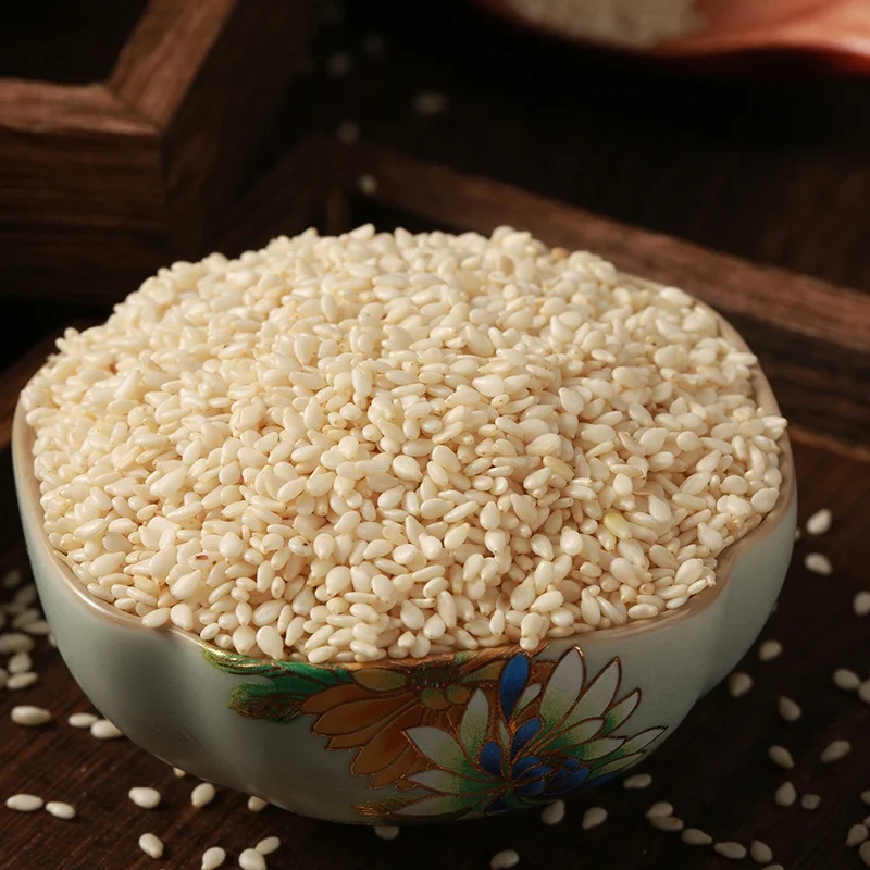 Лучший сорт шелушения кунжута семена белого для