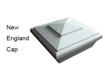 Custom Made White Vinyl Temporary Picket UV Resistant White Vinyl PVC Event Fence Post Caps