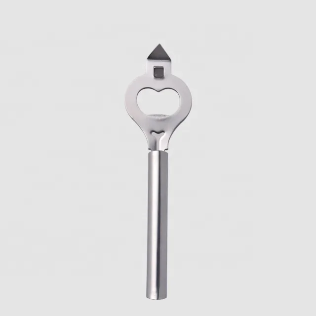 Factory Direct Vintage Metal Handle Automatic Bulk Promotional Items Silver Plated Stainless Steel Beer Can Bottle Wall Opener