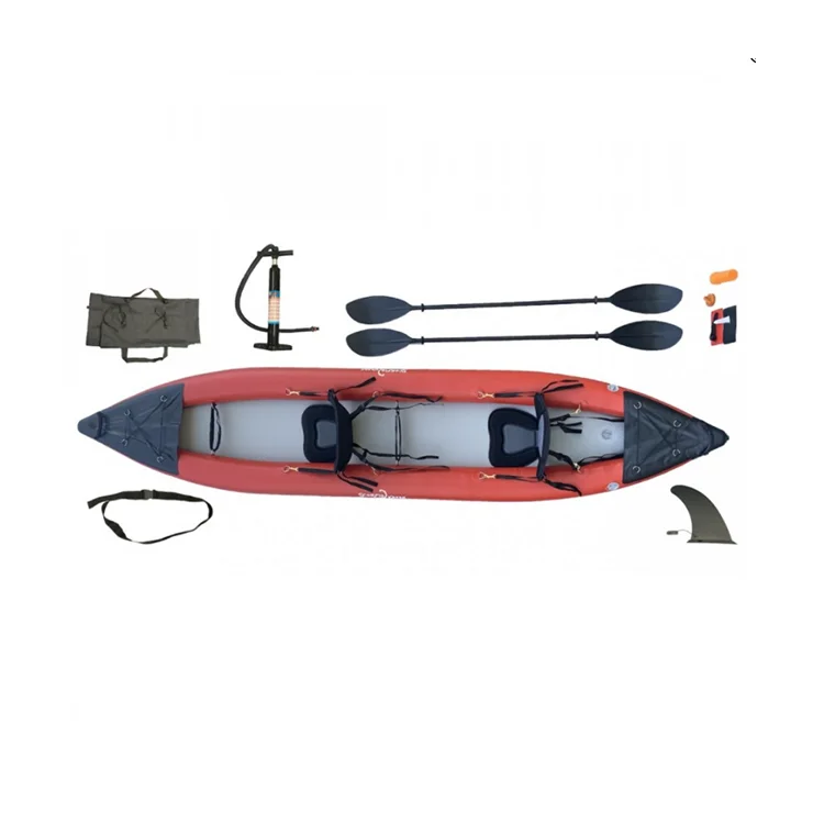New produce  inflatable canoe/kayak, 3-4 Person  ocean or lake use Inflatable fishing kayak