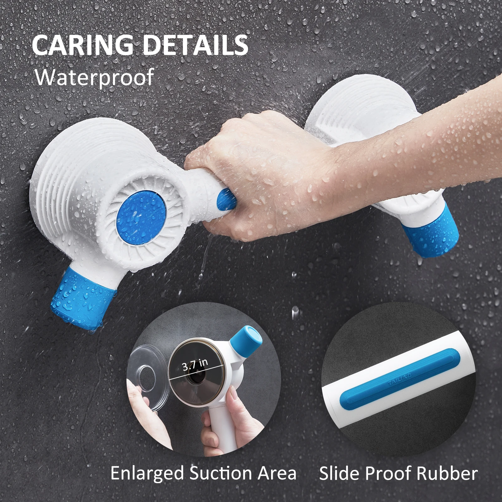 TAILI аксессуары для ванной комнаты портативный держатель душа ручка поручни безопасности крепление на стену супер захват