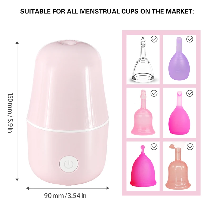 Amazon hot sale menstrual cup steam sterilizer portable