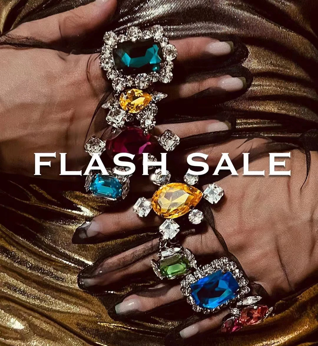 Fashion Jewelry Big Diamond Engagement Rings for Women Opening Adjustable Crystal Rings Wedding Rings Women