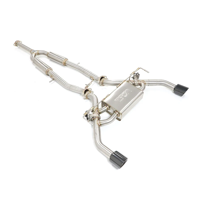 Wholesale High Quality Stainless Steel Cat Back Muffler Flex Pipe Exhaust for Infiniti Q50 Mid-Tail 2.0l