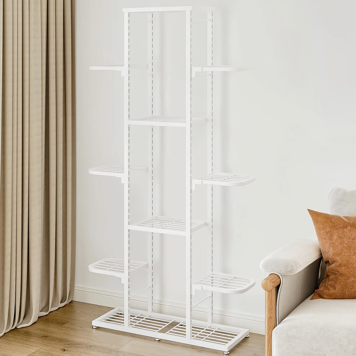 Wholesale living room metal flower display racks multilayer wedding flower shelf balcony flower pot stand