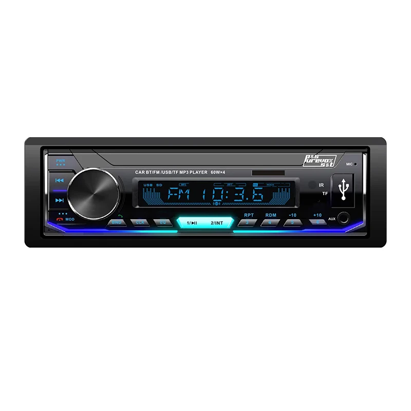 Built-in Bt Usb Hands Free Receiver Audio Fm Radio One Din Car Mp3 Player For Car