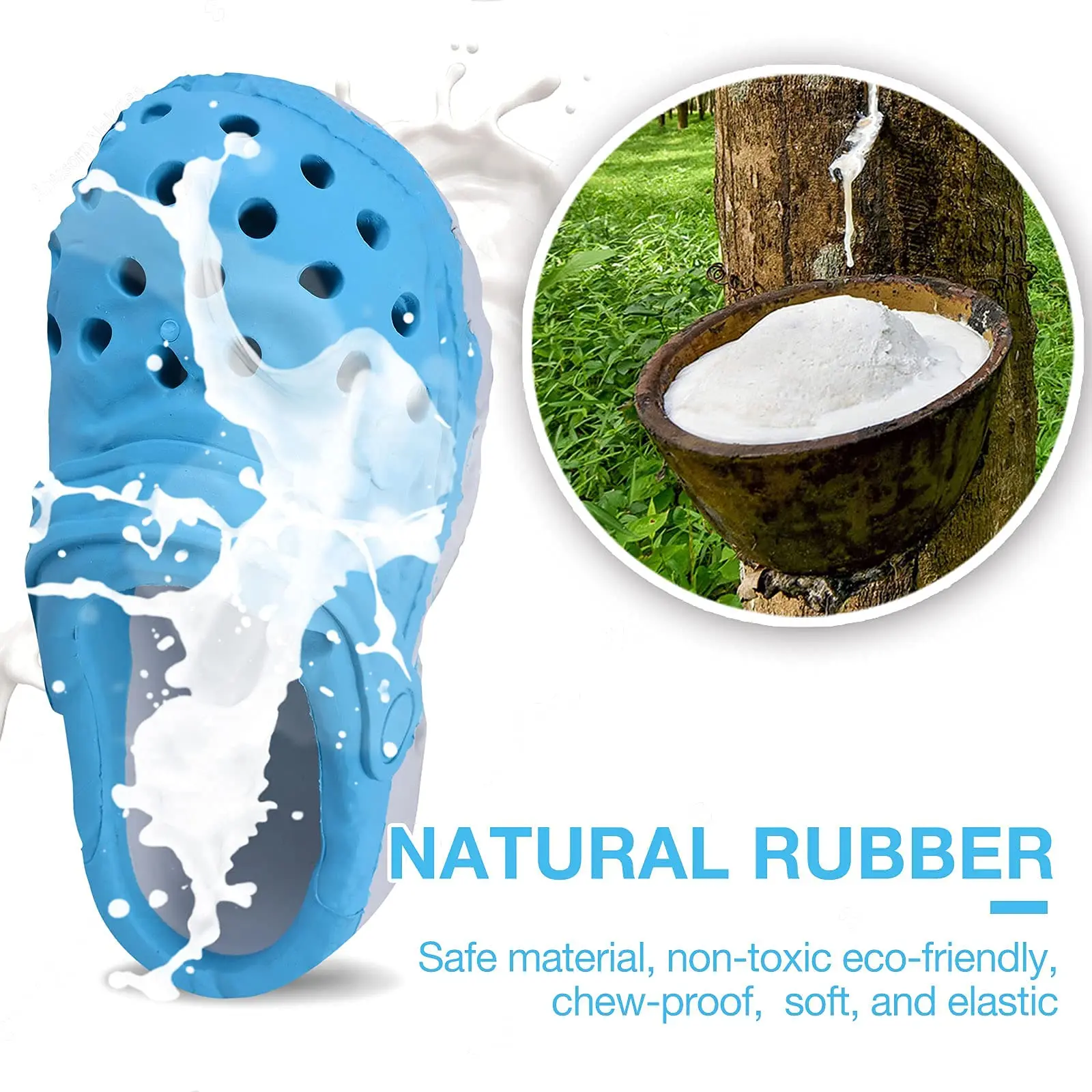 Hot Sale New Design Slipper Dog Toys Dog Teeth Clean Relieve Anxiety Chew Rubber Toys For Dog Aggressive Chewers