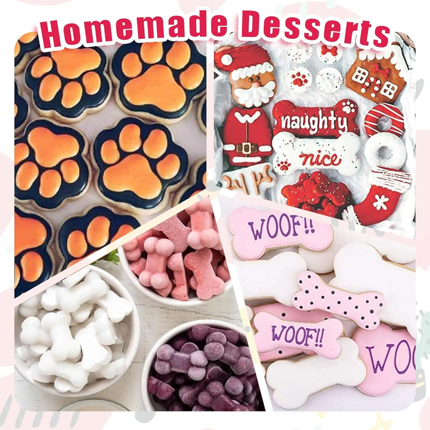 Силиконовые формы для лап и костей