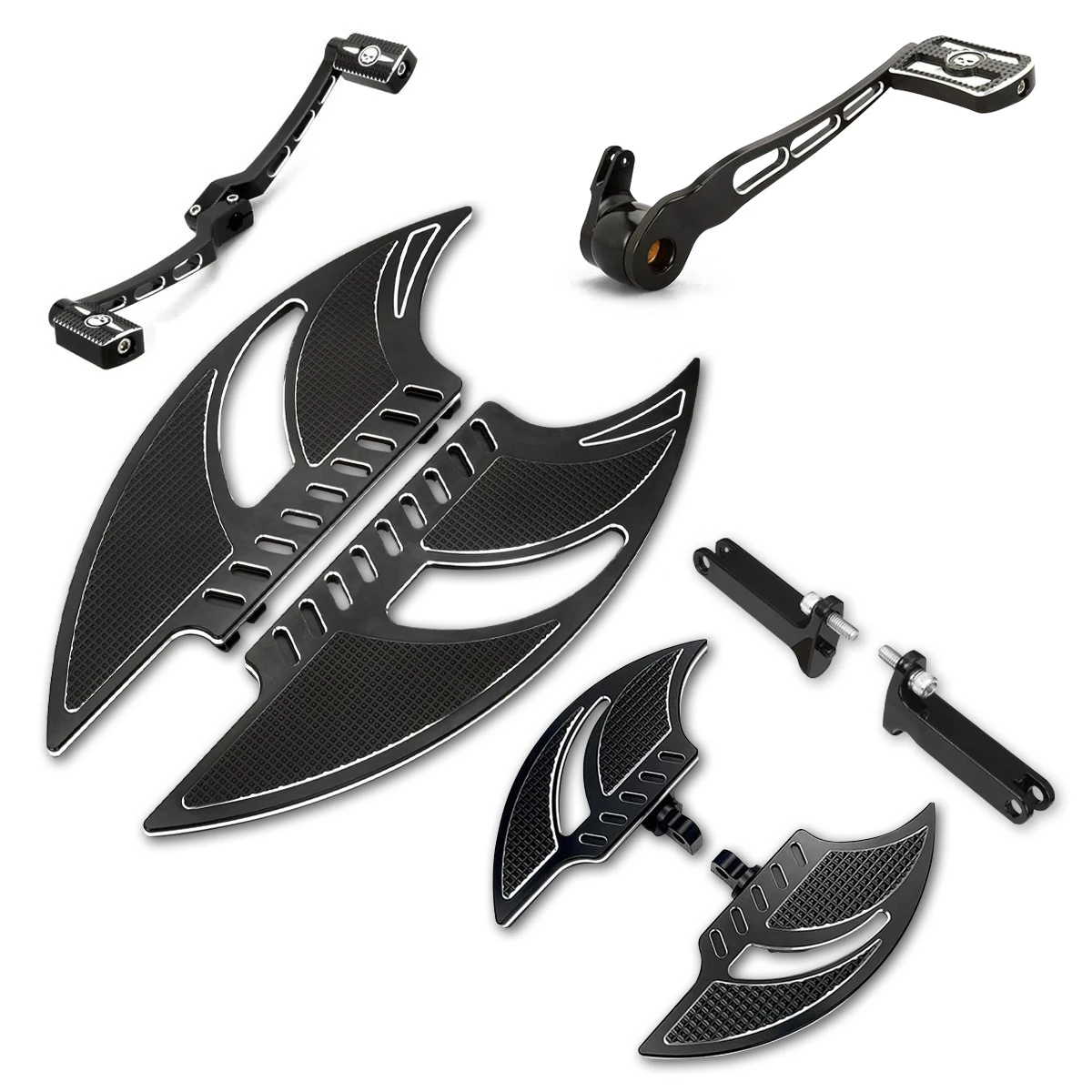 Motorcycle Foot Pedal Blake Balde Floorboards Shifter Levers Bracket For 2014-up Touring Motorbike Foot Peg wholesale