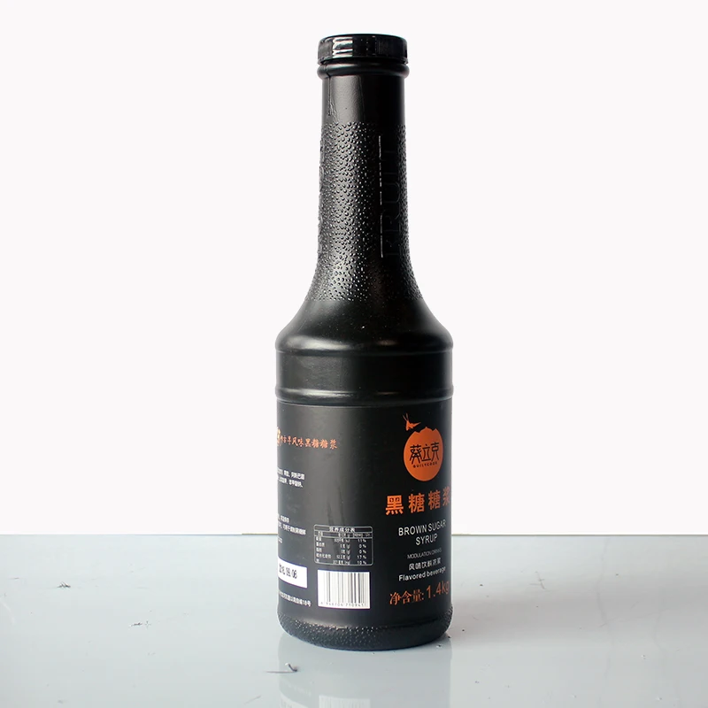 Hot Sale liquid flavored brown black sugar syrup