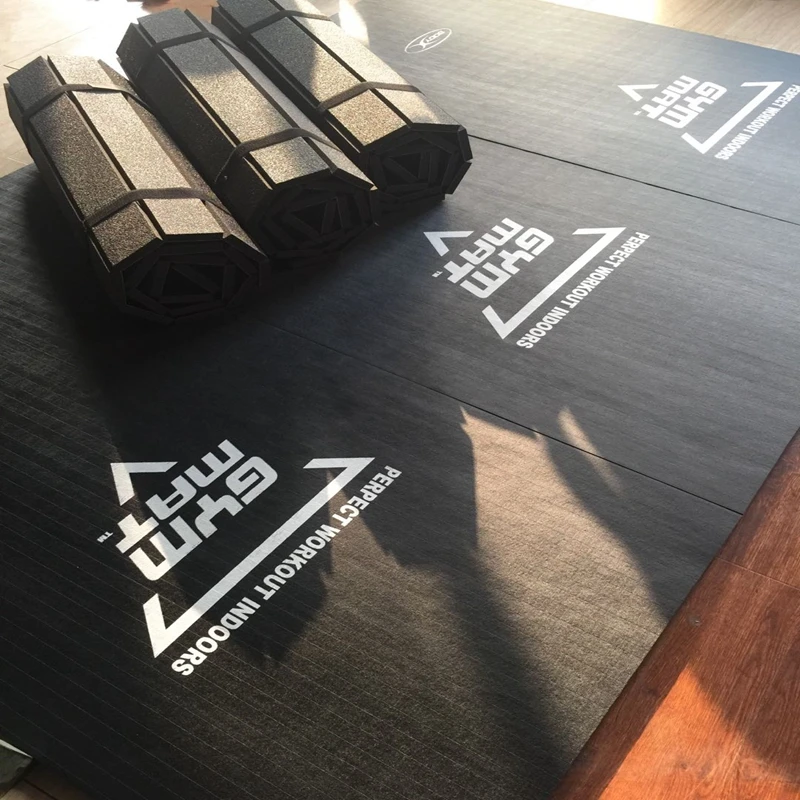 High Quality Eco Friendly Foam Safety Black Mat Customised Yoga Foldable Yoga Mat