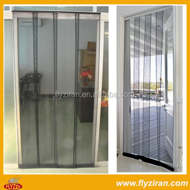 Custom Size 100% Polyester Insects Screen Mosquito Net Door Curtain