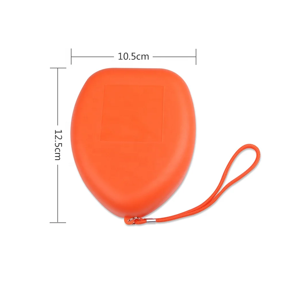 CE & ISO13485 Approved Konmed Customized Logo Support Breathing Spare Part Kit With Colorful Hard Plastic Case CPR Face Shield