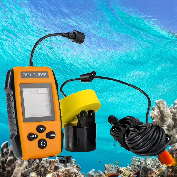 Wholesale Fishing Tackle 73m Depth Portable Fish Finder Detector Sonar Fishing Sensor Alarm