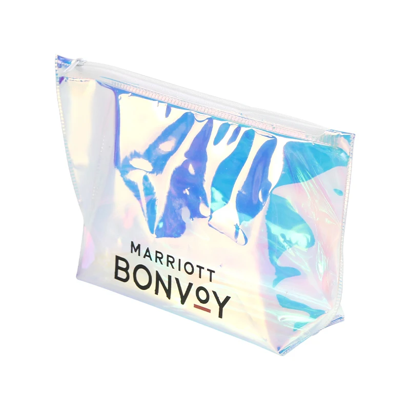 Manufacturer Custom Laser TPU gift packaging bag EVA zipper bag PVC handbag plastic packaging bag