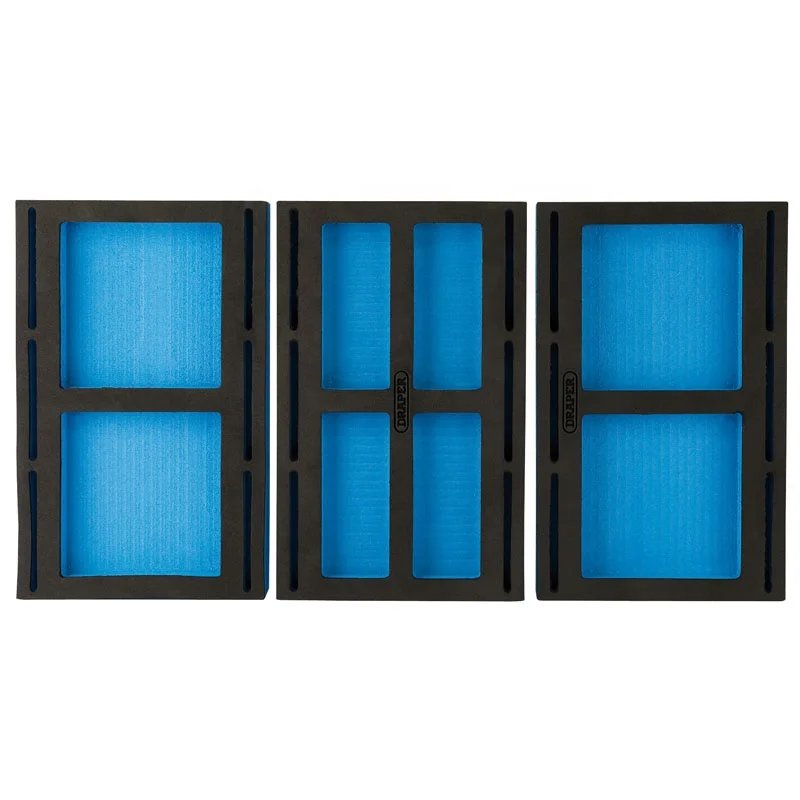 Custom packing EVA foam die cut insert for packing customized Surface IXPE Blue EVA carbon fiber  flannel spray  PVC