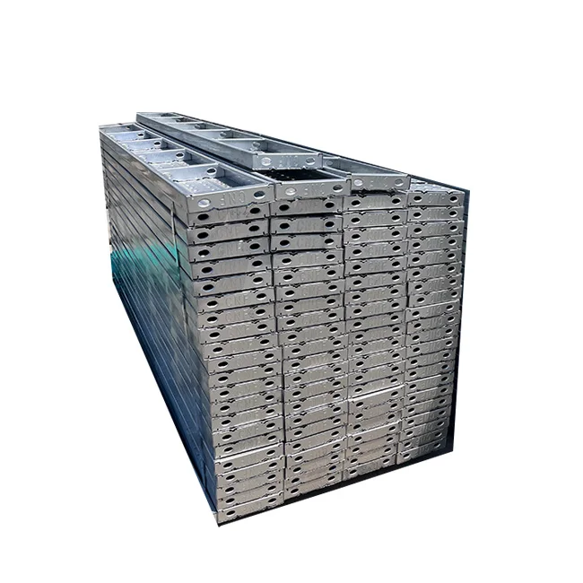 225mm Galvanized Building Ladder Platform Ringlock Scaffolding Steel Metal Walk Platform Catwalk Board Decking Steel Plank