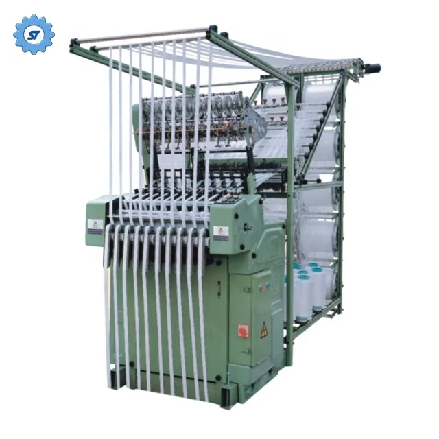 Bra tape ribbon shoelace seat belt shuttleless needle loom