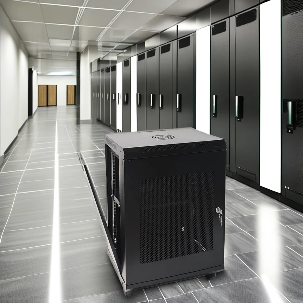 wholesale 12u Metal server network cabinet 19inch Floor Standing Data Center Internet Telecom Server Rack