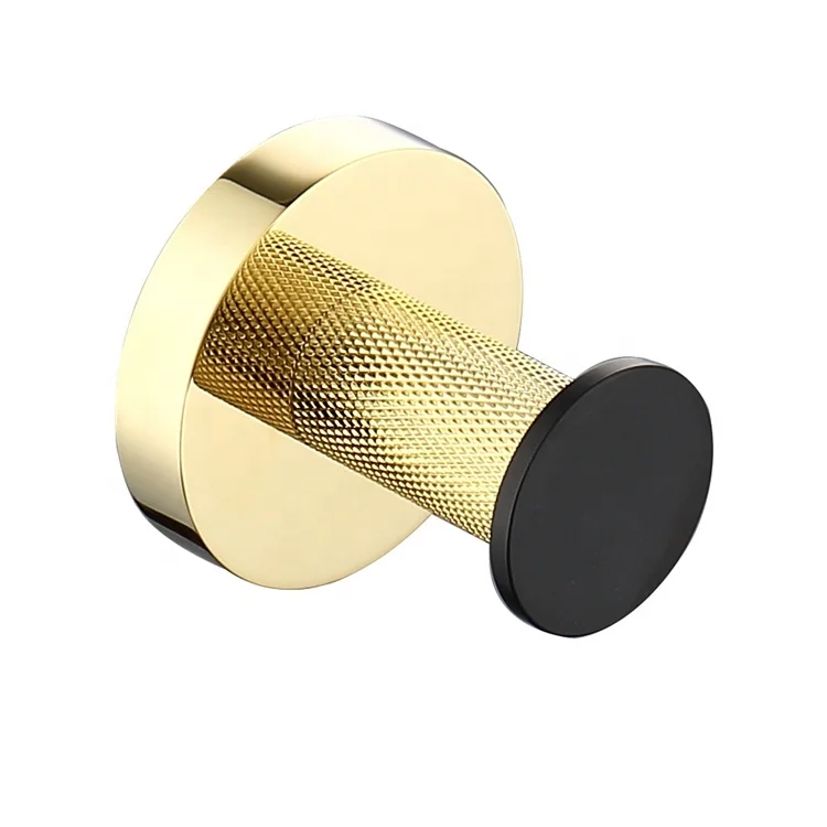 
High Quality Towel Rail Rack Bar Shelf Tissue Holder Wall Mount Bath Hardware Set robe hook bathroom accessories 