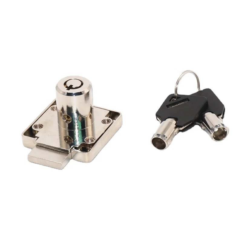 Custom modern furniture brass key baby safety drawer lock