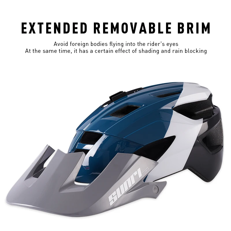 SUNRIMOON cascos para bicicleta bicycle helmet mountain bike helmet with light