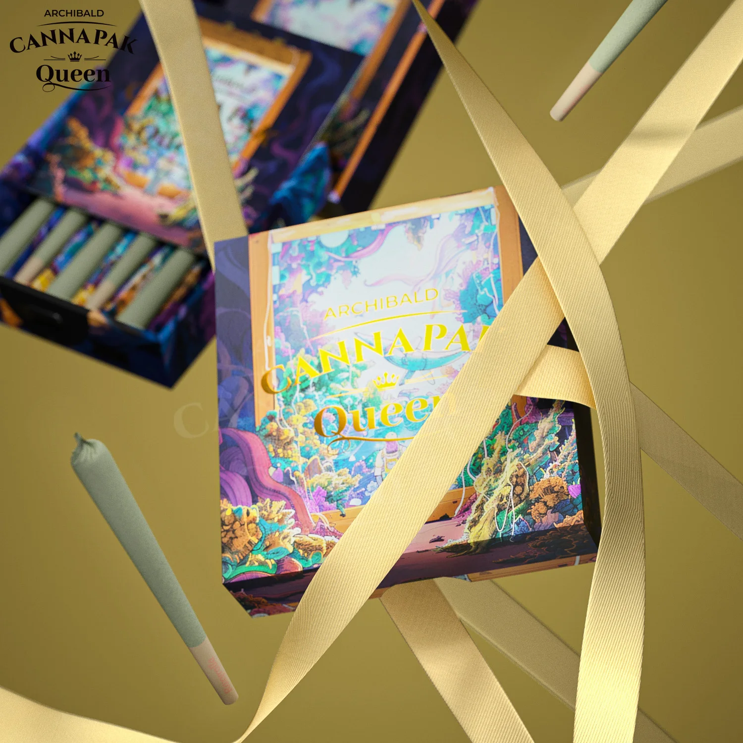 Premium Custom Drawer Cart Box Holder Slide Pull Empty Cartridge Packaging with EVA Insert