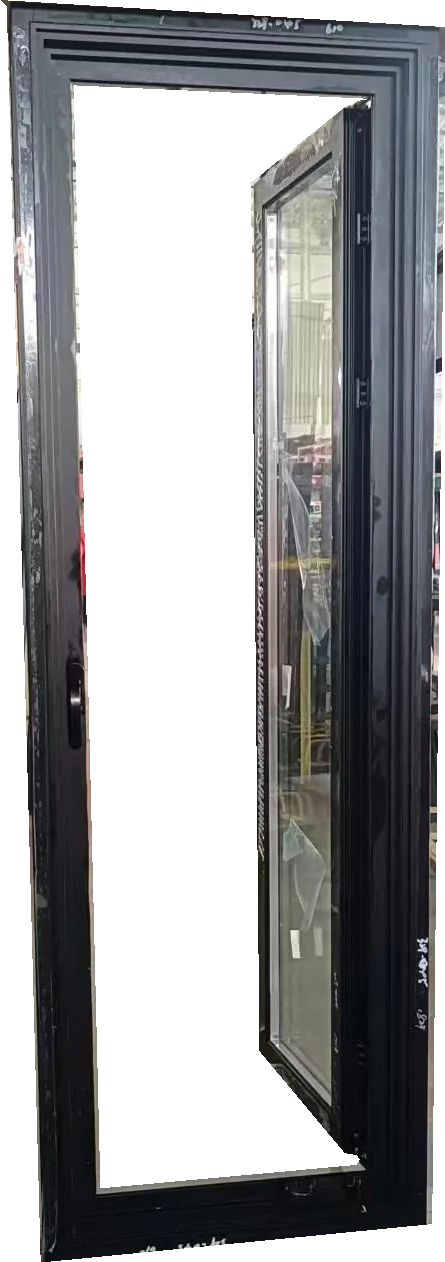 kimyuda doors and windows burglar  bars  home  privacy louvers safety  black aluminium american crank open swing window