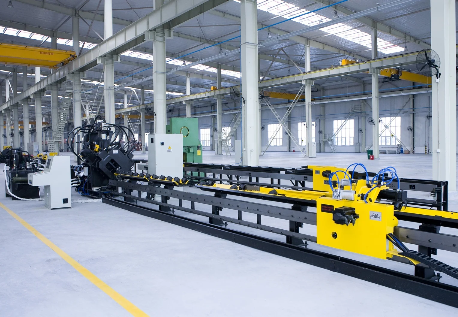 BL2020C FINCM CNC Angle Line Structural Steel Shearing  Marking Punching Hole Machine