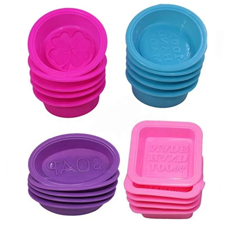 Small handmade essential oil soap silicone mould