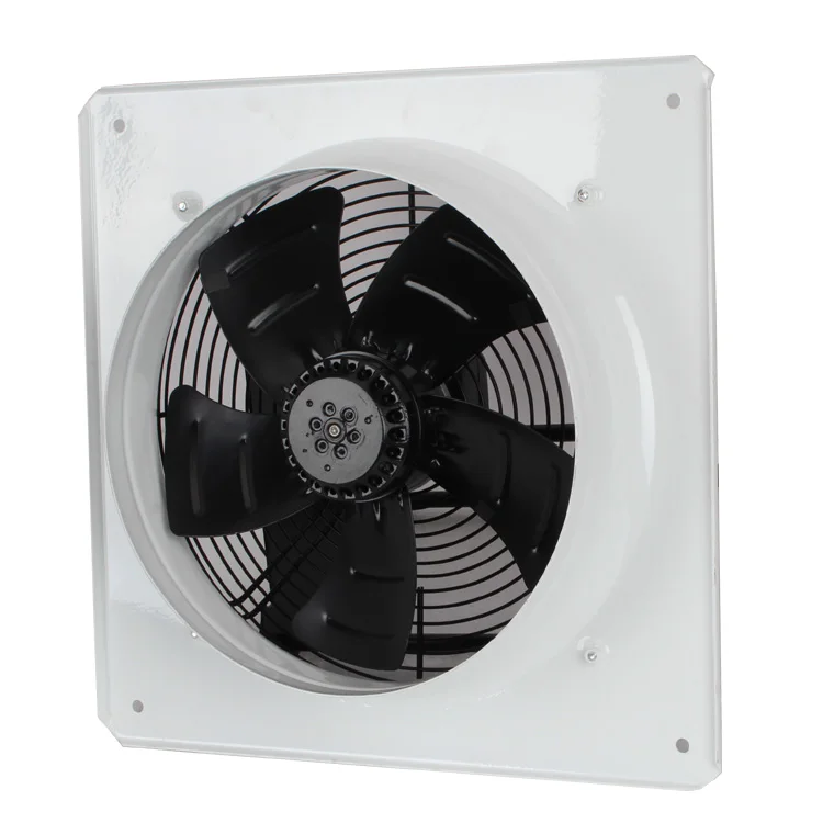 250mm AC Compact Wall Fan Mounting Axial Fan with External Rotor Motor for Air Coller