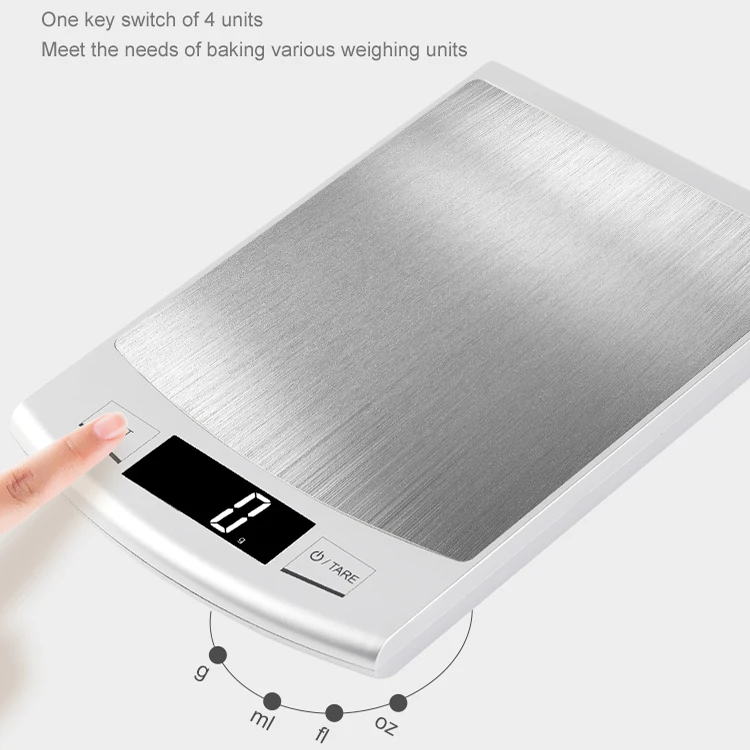 New Arrival Good Quality Digital Electronic Tempered Glass Food Kitchen Scale