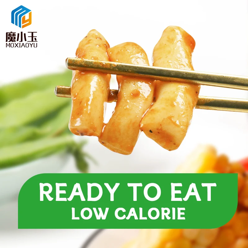 Hot Selling No Additives Low Carb Keto Friendly Foods Feel Fullness Fast Food Sweet Spicy Flavor Konjac Rice Cake