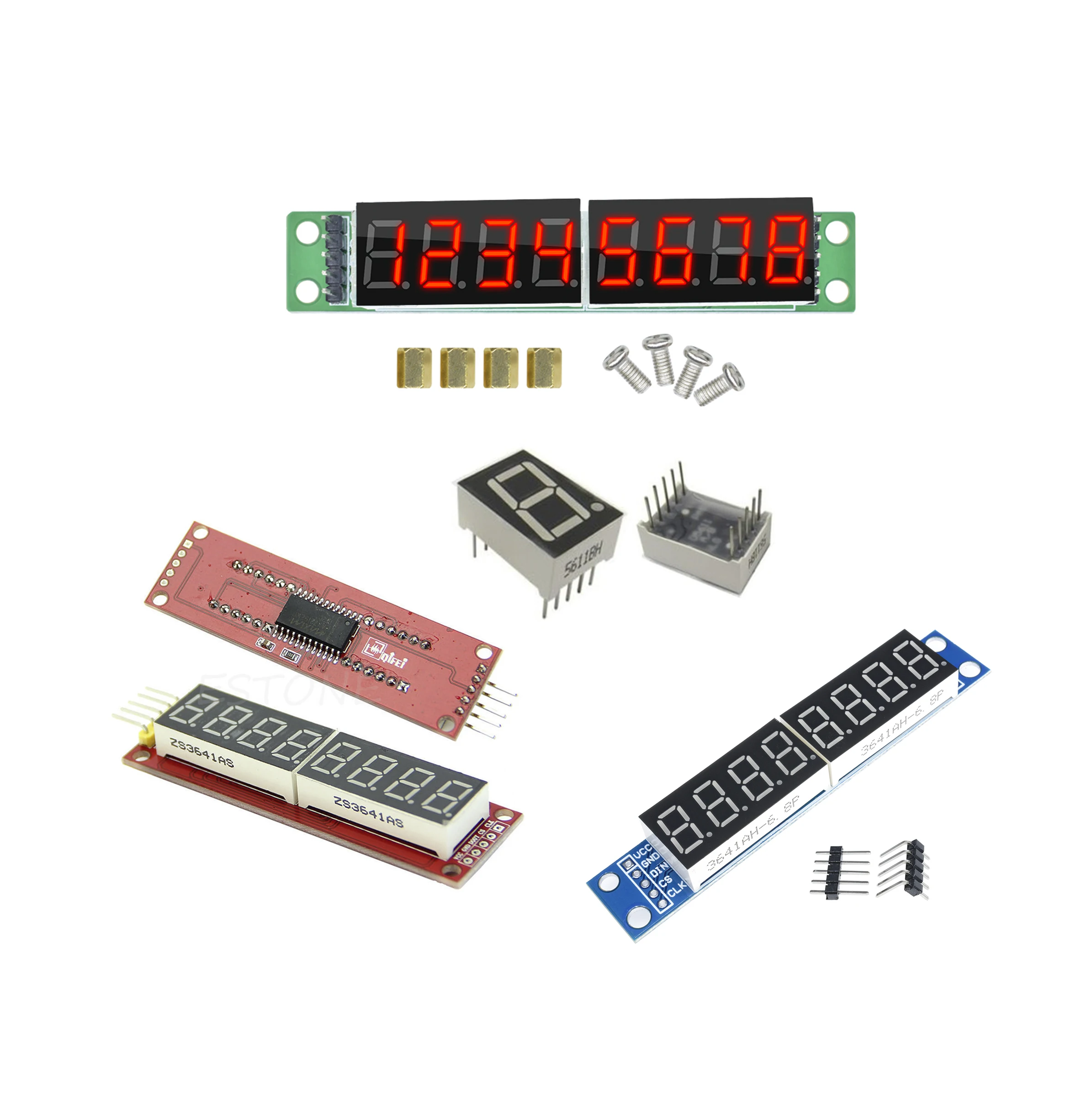 Raspberry Pi MAX7219 8-Digit LED Display 7 Segment Digital Tube