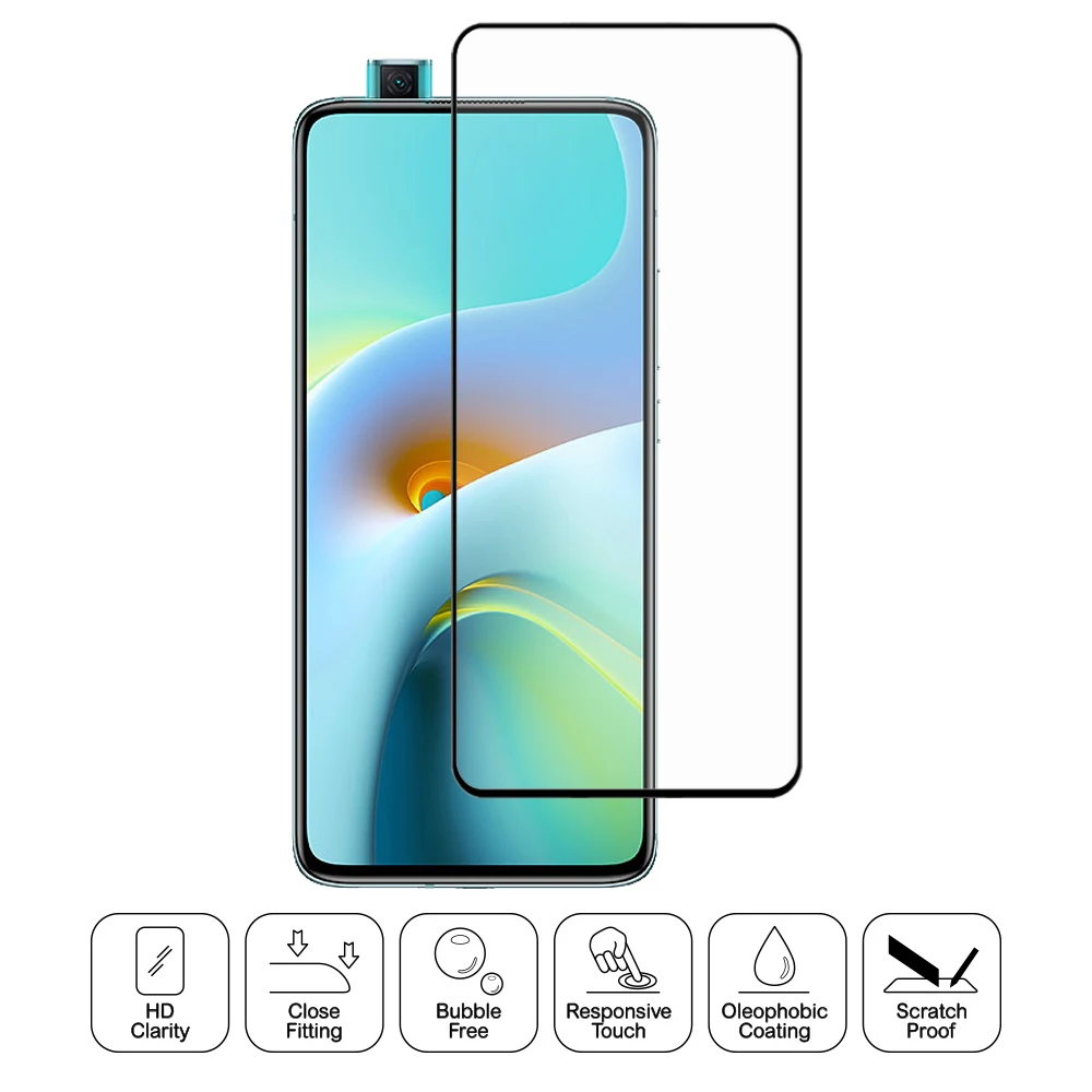 2.5D полностью наклеиваемая поверхность из закаленного стекла для мобильного телефона экрана для Xiaomi Redmi K30 Ультра Pro