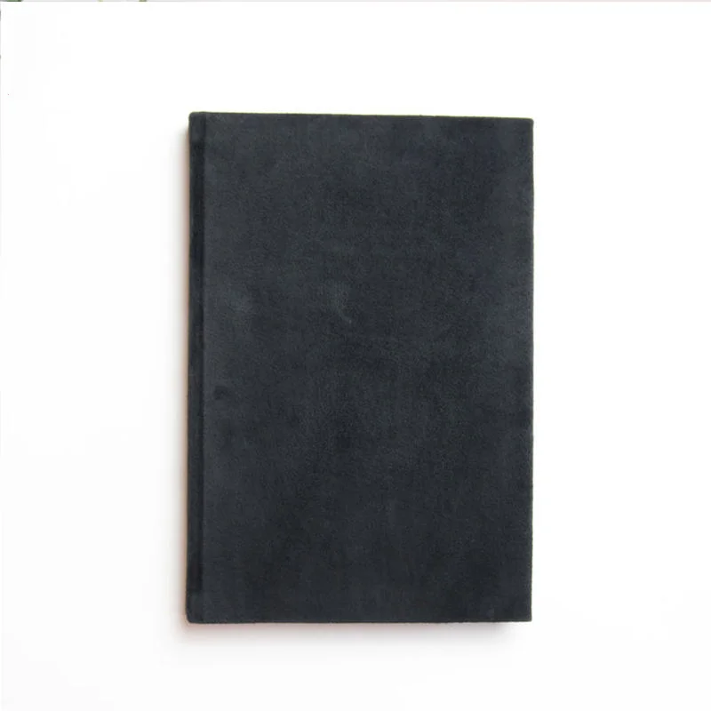 Custom Blue Suede Magazine Personalized Velvet Notebook A5 Notebook Event Gift Customized Printed Notebook Diary