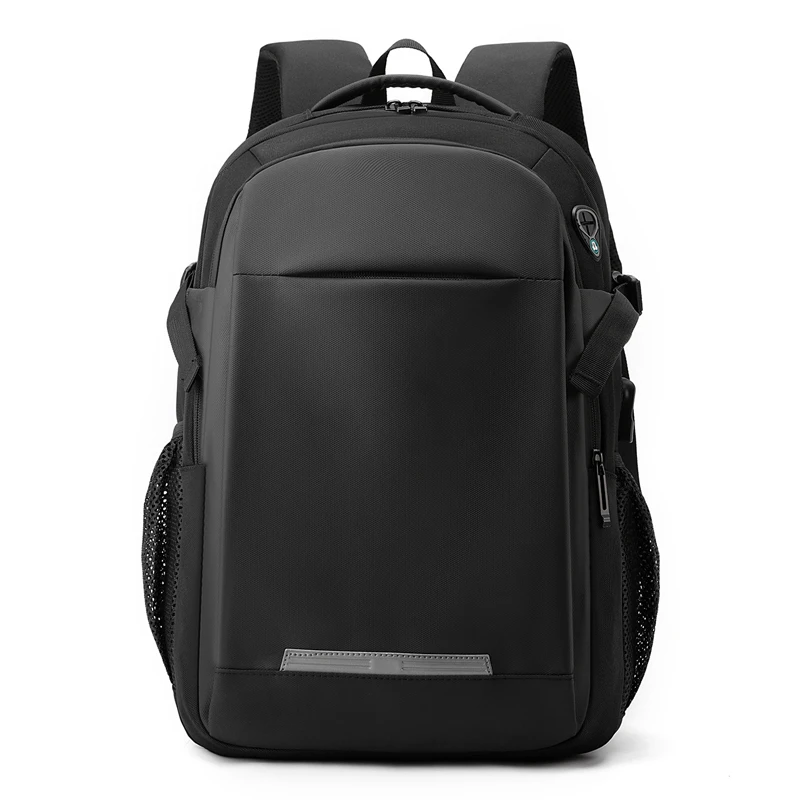 custom logo New mens travel computer School bag Business anti theft laptop backpack usb Waterproof leather mochilas