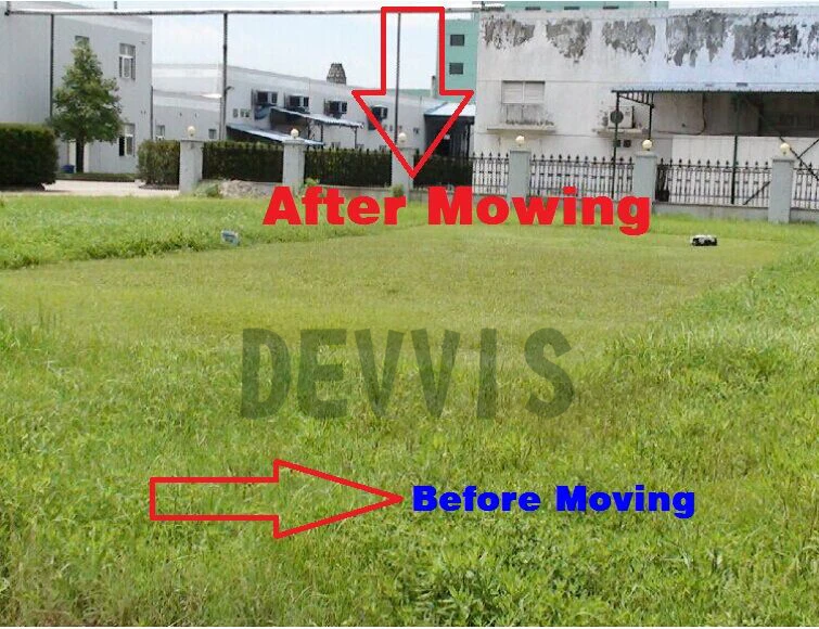 DEVVIS NEWEST 5th Generation Gyroscope Robot Lawn Mower for Big Lawn Which Can be Controleld by your Smartphone