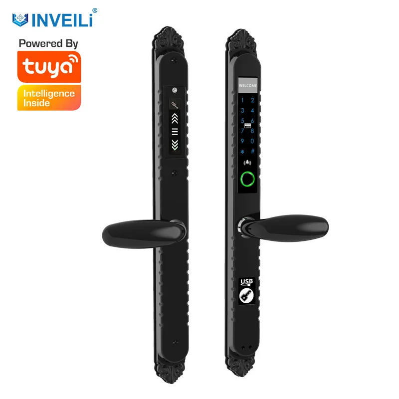 Mini small fingerprint Lock Password Tuya smartphone control Biometric Digital smart Door Lock