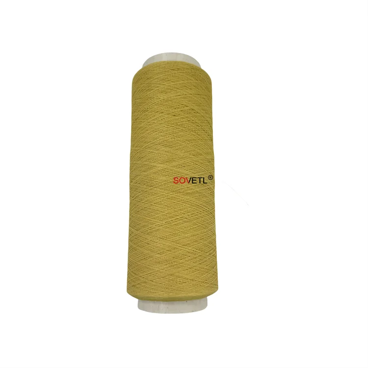Factory Fireproof Aramid Sewing Thread High Tenacity Kevlars Bonded Thread Flame Retardant Para Aramid Bonded Thread
