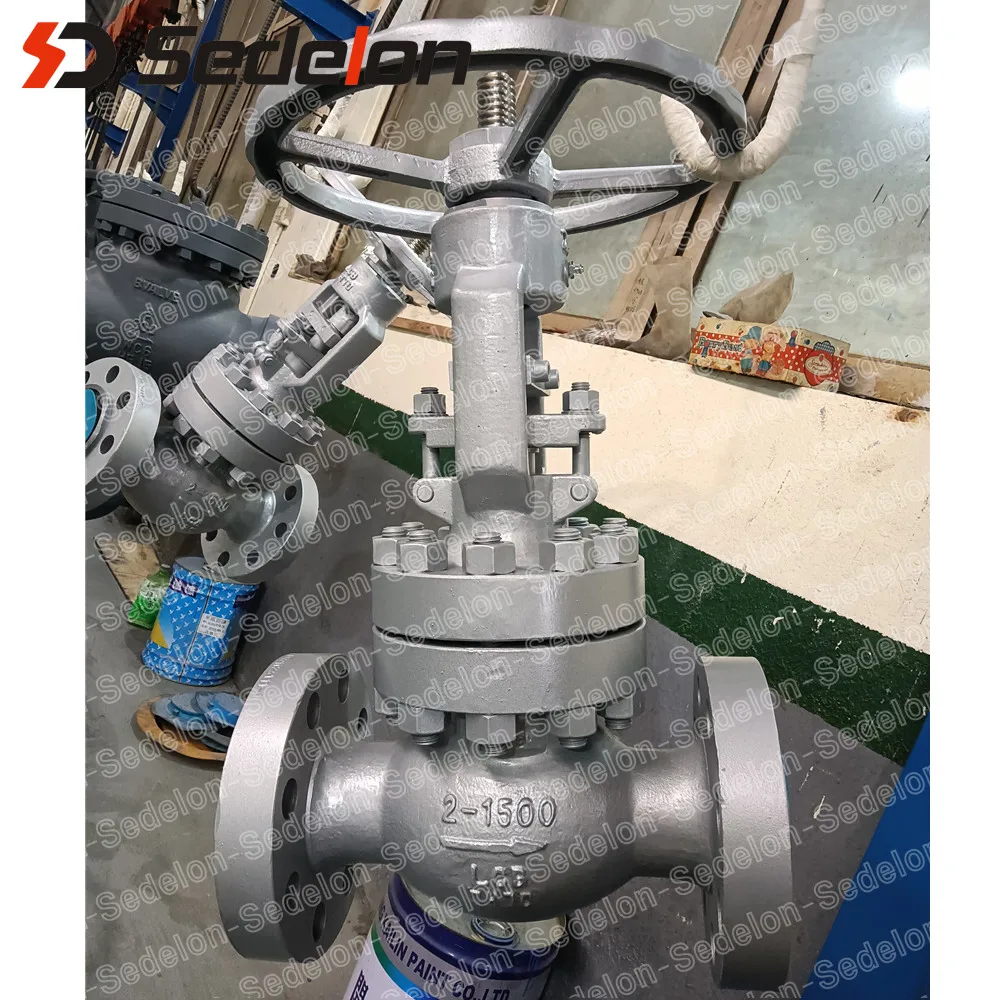 LCB globe valve 2 inch 1500LB bolted bonnet SS316 trim os&y handwheel high pressure