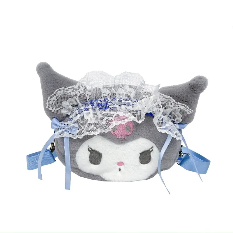 wholesale kawaii women handbags girls portable canvas cute shoulder bag fashion kids jk kitty kuromi plush cartoon bags