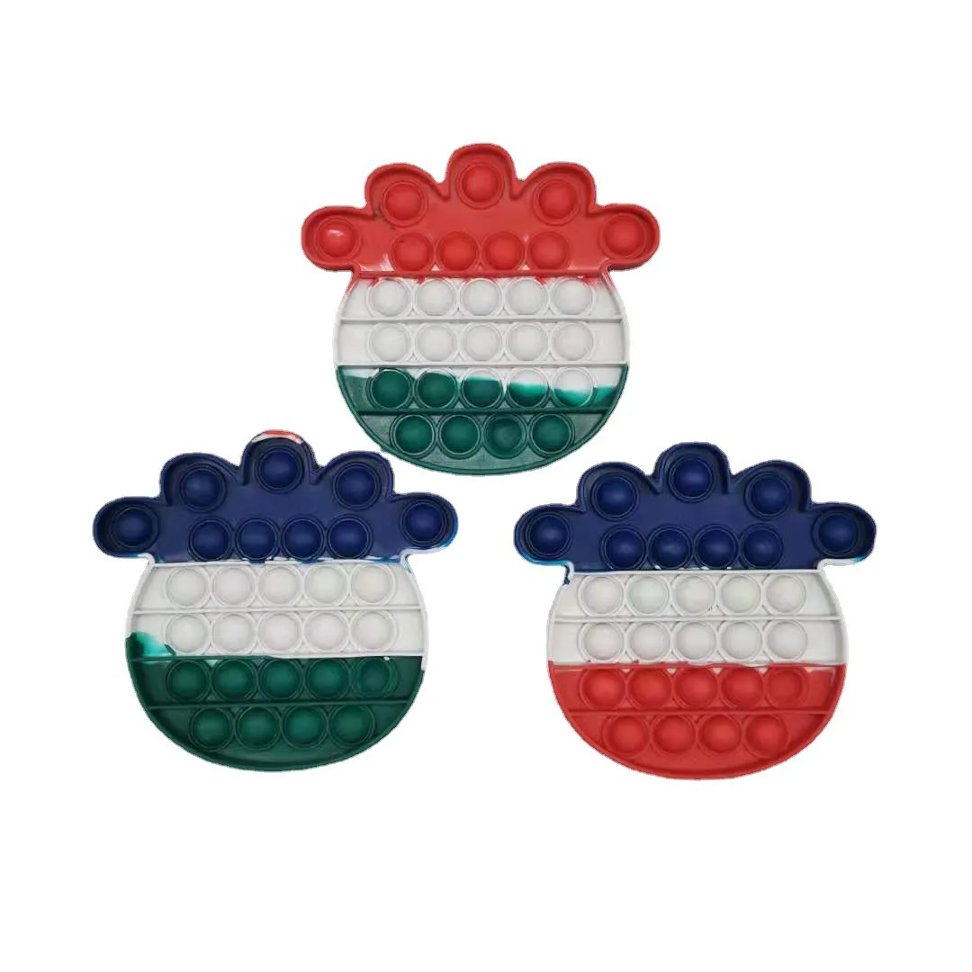 Wholesale relief anxiety stress fidget toy sensory fidget toy warm color changing silicone press toys