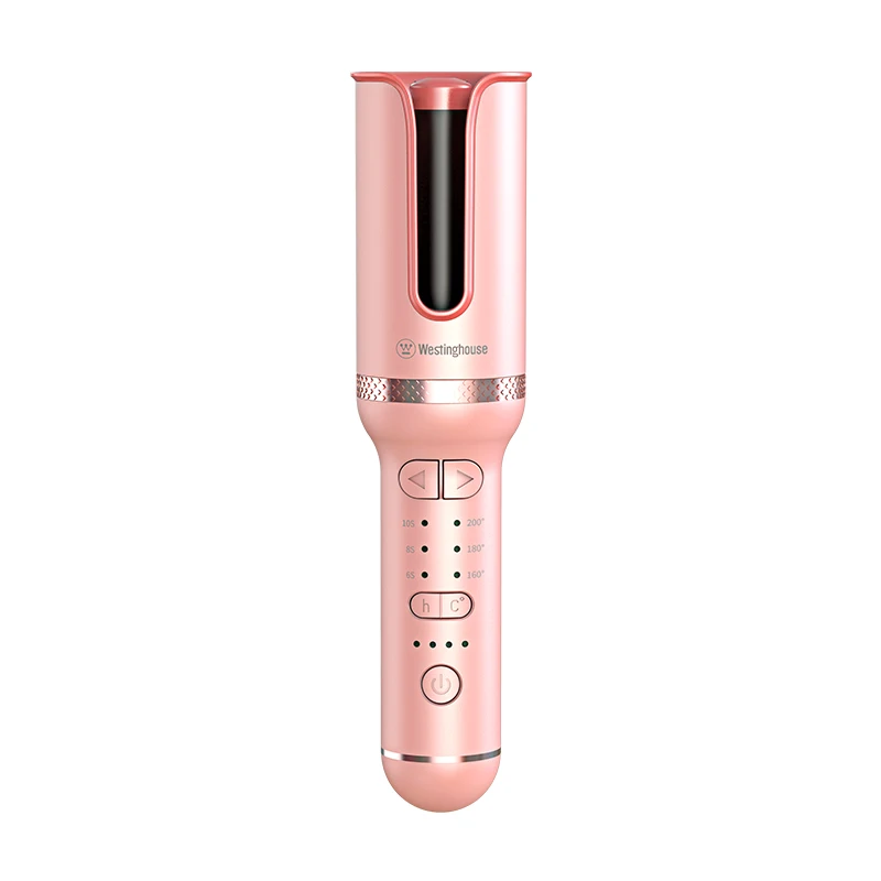 Оптовая цена Smart Pink ABS и PC интеллектуальная портативная бигуди для вьющихся волос высокотехнологичная машинка
