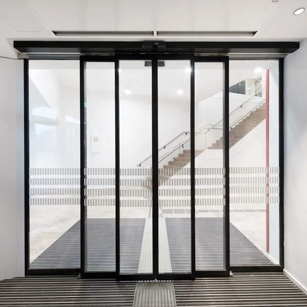 Economic Easy Install Operators Motor Interior Glass Door Automatic Sliding Door Opener System Electric Gate Folding Door